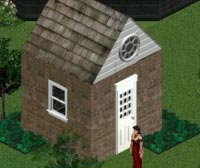 gothic sims gable roof
