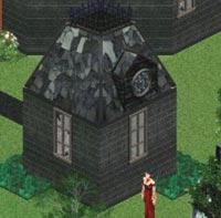 gothic sims spooky roof peak