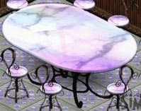fairy glass table