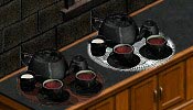 gothic tea trays