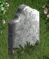 gothic grave stone
